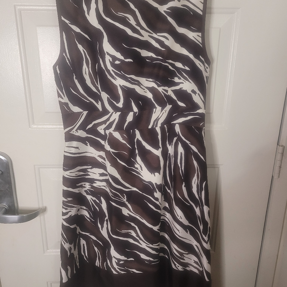 Banana Republic Sleeveless 100% Silk Dress Size 14 - Picture 5 of 7